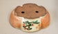 Chidori flying! Gassan Red Painting Bonsai Pot 6.6"(17cm)+++ Shipping Free