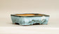 Gassan Rectangle Bonsai Pot with the Moon 6.4" (16.5cm) G169 +++ Shipping Free