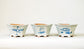 Northern Animal Series – Set of 3 Hand-Painted Bonsai Pots by Gassan 2.76"(7cm) G171 　