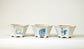 Northern Animal Series – Set of 3 Hand-Painted Bonsai Pots  by Gassan 2.76"(7cm) G172 　