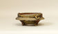 Toji Wood-Fired Bonsai Pot in Okama Style 3.9"(10cm) T026 +++ Shipping Free