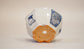 Gassan Octagonal Pot with Hand-Painted Japanese Puppies 3.6"(9.2cm) G160 +++ Shipping Free