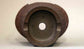 "Hidden Helmet" Unglazed Bonsai Pot by BJR of Toname 7"(18cm)