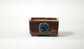 Kei Square Bonsai Pot with purple patterns 2.5"(6.5cm) K016 +++Shipping Free