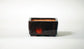 Kei Square Bonsai Pot with purple patterns 2.5"(6.5cm) K016 +++Shipping Free
