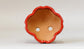 Kei Flower Shaped Bonsai Pot in vermilion 83.3"(.5cm) K017 +++ Shipping Free　　