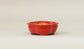 Kei Mokko Shaped Mini Bonsai Pot in vermilion 83.3"(.5cm) K018 +++ Shipping Free　　