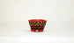 Kei Hexagonal Mame Bonsai Pot with Yellow & Blue checkered pattern 1.6"(4.2cm) K020 +++ Shipping Free