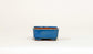 Kei Blue Mame Bonsai Pot with Flower Relief  2.09"(5.3cm)