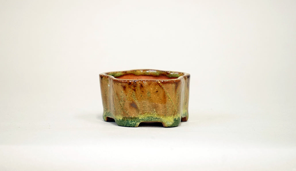 Kei Ume blossom Shaped Bonsai Pot 2.17"(5.5cm) K035