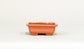 Kei Pink Rectangle Mini Bonsai Pot  2.76"(7cm) K036