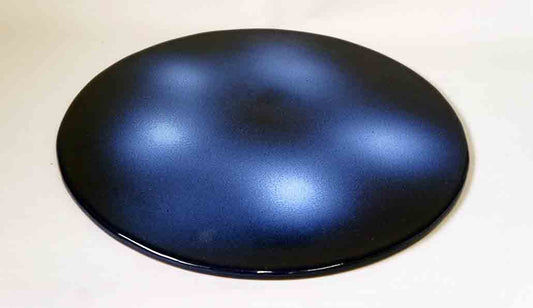 Reifo Round Blue Ceramic Plate for displaying 12"(31cm)