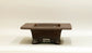 Sampo Unglazed Bonsai Pot with Wide Rim, Cloud Feet 12"(30.5cm) S017
