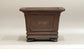 Sampo Square Bonsai Pot with Lines 8.5"(21.5cm) S020