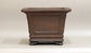 Sampo Square Bonsai Pot with Lines 8.5"(21.5cm) S020