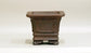 Sampo Square Bonsai Pot with Lines 5.3"(13.5cm) S022