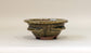 Toji Wood-Fired Bonsai Pot in Green Glaze 4.9"(12.5cm) T025 +++ Shipping Free