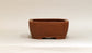 Unglazed Rectangle Tokoname Bonsai Pot 7.4"(18.8cm) UG001 +++ Shipping Free
