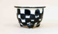 Yuka Painting Bonsai Pot with Japanese Checkered Pattern 4.3"(11cm) +++ Shipping Free
