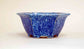 Blue Hexagonal Bonsai Pot by Shuuhou+++Shipping Free!