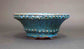 Round Pot in Rivet Design, Turquoise Blue by Shuuhou 5.0"(13.0cm) +++ Shipping Free