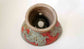 Bunzan Bonsai Pot in Running Red, with High Feet 6.8"(17.5cm)+++Shipping Free