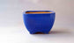 Eimei Square Bonsai Pot in Blue with Purple Crystals +++Shipping Free!