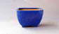 Eimei Square Bonsai Pot in Blue with Purple Crystals +++Shipping Free!
