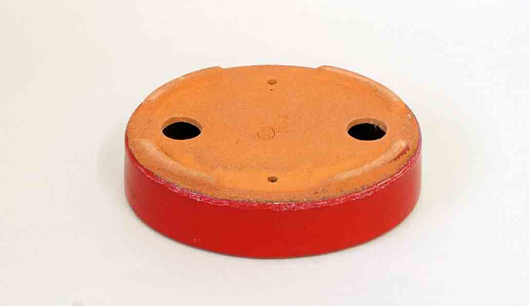 Eimei Red Oval Bonsai Pot 5.5"(14cm)+++ Shipping Free