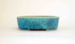 Juko Bonsai Pot in Bright Blue Oribe Glaze 6,4"(16.5cm)