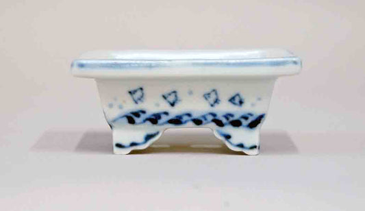 Chidori Flying Over the Sea Painting Pot by Yuka 2.9"(7.5cm)