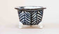 Flower Shaped Pot with the Painting of Leaf Vine Pattern by Yuka　