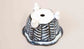 Flower Shaped Pot with the Painting of Leaf Vine Pattern by Yuka　